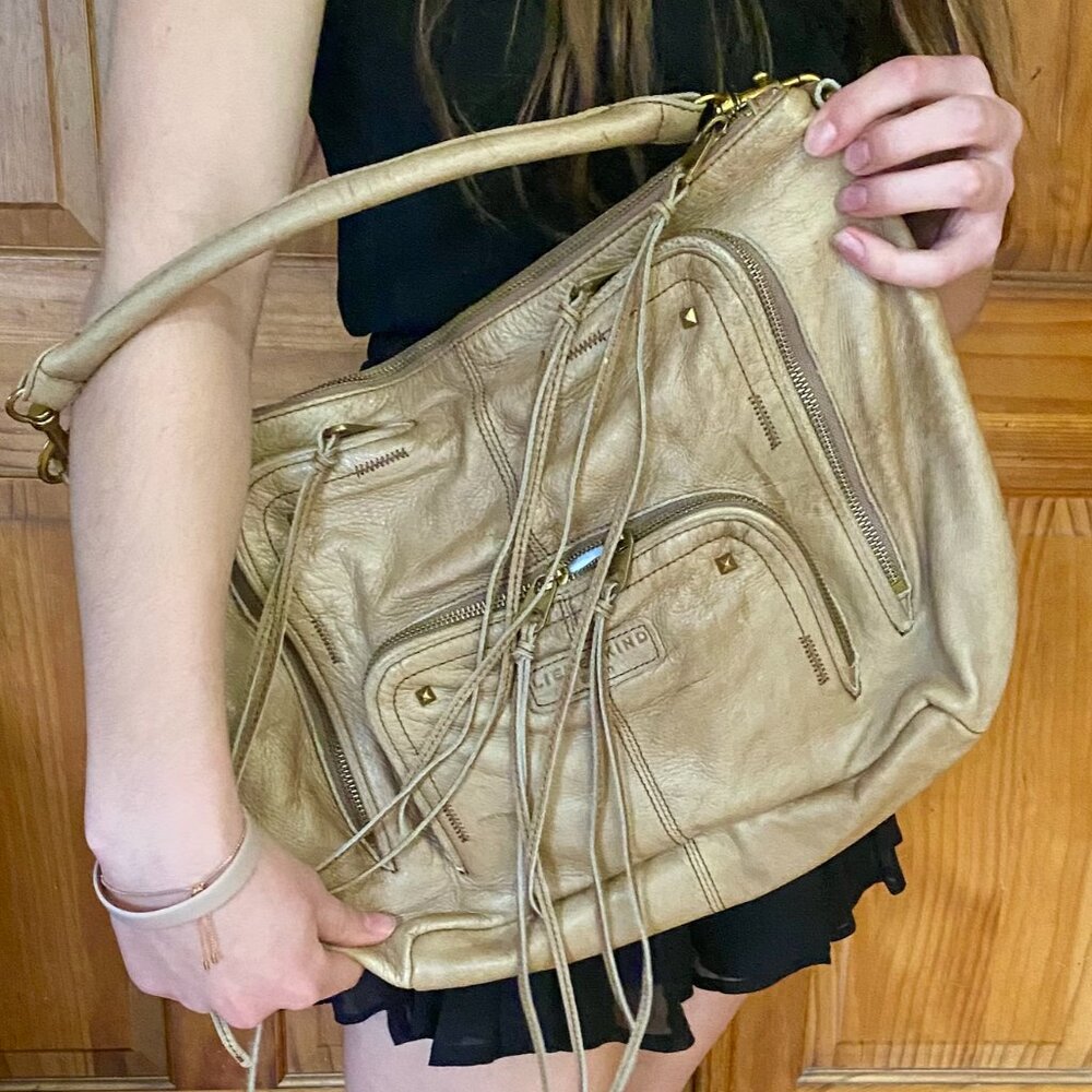 LIEBESKIND BERLIN Light Brown Leather Purse